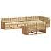 Set di divani da esterno 8 pcs Bianco e Beige - Foto miniatura 1