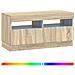 Mobile TV LED Rovere Sonoma Legno ingegnerizzato - Foto miniatura 3
