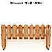 Recinto steccato In legno in pino per esterno 110 x 28 x 48h - Foto miniatura 1