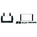 Adattatore autoradio 03573 Mascherina Doppio DIN Daihatsu Materia nero - Foto miniatura 1