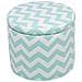 Pouf Sgabello Contenitore Verde Menta E Bianco Tunica - Foto miniatura 10