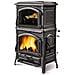 Stufa a Legna Isotta Forno Evo con Forno Potenza Termica 9.7 kW Finitura Ghisa Smaltata - Foto miniatura 1