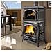 Stufa a Legna Isotta Forno Evo con Forno Potenza Termica 9.7 kW Finitura Ghisa Smaltata - Foto miniatura 5