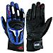 Guanto Sportivo Moto Touring Pelle Enduro Motard Motociclismo Blu S - Foto miniatura 1
