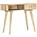 Tavolo Consolle 90x45x75 Cm In Legno Massello Di Mango - Foto miniatura 1