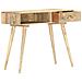Tavolo Consolle 90x45x75 Cm In Legno Massello Di Mango - Foto miniatura 2