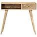 Tavolo Consolle 90x45x75 Cm In Legno Massello Di Mango - Foto miniatura 3