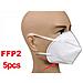 Set di 5 Mascherine Respiratorie Ffp2 Protettive Con Elastico Auricolare Anti Smog e Particelle - Foto miniatura 1