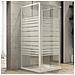 Lato Fisso Box Doccia Adatto Box Corner Cristallo Temprato *** Misure : 67-69.5xh185 Cm Trasparente - Foto miniatura 1