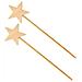 2 Bacchette Magiche Di Legno 23 Cm - Foto miniatura 1
