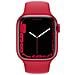 Watch Series 7 41mm Impermeabile 5ATM GPS 32GB WiFi / Bluetooth con Cinturino Sport Rosso  - Foto miniatura 2