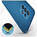 Cover Per Samsung Galaxy A13 4g Silicone Semi-rigido Soft-touch Blu - Foto miniatura 4