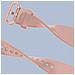 Cinturino Per Xiaomi Mi Watch Lite / Redmi Watch Silicone Morbido Rosa - Foto miniatura 4
