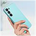 Cover Per Samsung S23 Silicone Opaco Soft-touch Space Celeste - Foto miniatura 4