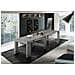 Tavolo Allungabile Martino, Consolle Allungabile Fino A 12 Posti, Tavolo Con Portallunghe, 100% Made In Italy, Cm 51/300x90h77, Ardesia - Foto miniatura 1