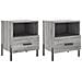 Comodini 2 Pz Grigio Sonoma 40x35x47,5 Cm In Legno Multistrato - Foto miniatura 2