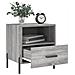 Comodini 2 Pz Grigio Sonoma 40x35x47,5 Cm In Legno Multistrato - Foto miniatura 3