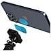 Supporto Auto Per Smartphone Fissaggio Griglia Ventilazione Rotante A 360° Nero - Foto miniatura 4
