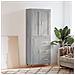 Credenza Grigio Sonoma 69,5x34x180 Cm In Legno Multistrato - Foto miniatura 1