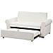 Divano Letto 2 Posti Silda Tessuto Bianco Sporco - Foto miniatura 5