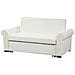 Divano Letto 2 Posti Silda Tessuto Bianco Sporco - Foto miniatura 6