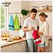 Pc6 6 Asciugamani Da Cucina Strofinacci Cotone Super Assorbente 100% Cotone 50x50 Multicolore - Foto miniatura 11