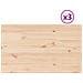 Piani Tavolo 3 Pz 80x47x2,5 Cm Rettangolare Legno Massello Pino - Foto miniatura 2