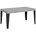 Tavolo Allungabile 90x130/234 Cm Flame Premium Cemento Telaio Antracite - Foto miniatura 1