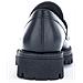 Black Casual Closed Loafers Mocassino Pelle Scarpe Donna Nero Eu 41, 32453-57 - Foto miniatura 3