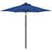 Ombrellone Giardino Con Led Palo Acciaio Azzurro 225x225x212 Cm - Foto miniatura 2