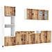 Set Mobili Da Cucina 7 Pz Kalmar Legno Vecchio In Truciolato - Foto miniatura 2