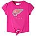 Maglietta da Bambina Rosa Scuro 104 - Foto miniatura 1