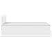 Pouf Letto con Materassi e LED Bianco Puro 120x190cm Similpelle - Foto miniatura 9