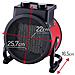 IC-HEAT002 stufetta elettrica Interno e esterno Nero, Rosso 2400 W Riscaldatore ambiente elettrico con ventilatore - Foto miniatura 7