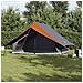 Tenda Familiare A-Frame 7-Persone Grigia e Arancione Impermeabile - Foto miniatura 2