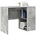 Scrivania Grigio cemento Legno composito Compatta Storage - Foto miniatura 3