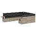Set Divano Giardino 10 pz con Cuscini Grigio Chiaro Polyrattan - Foto miniatura 1