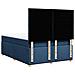 Giroletto a Molle con Materasso Blu 140x190 cm in Tessuto - Foto miniatura 6