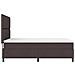Letto con Rete a Molle e Materasso Grigio Scuro 160x200 cm in Tessuto - Foto miniatura 9