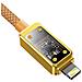 Cavo Usb-c Lightning 20w 1m Serie Vanguard Display Led Ultra Veloce, Oro - Foto miniatura 5