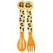 Cucchiaio E Forchetta Per Bambini Con Decorazione Kidfury In Plastica, Multicolore - Foto miniatura 1