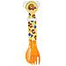 Cucchiaio E Forchetta Per Bambini Con Decorazione Kidfury In Plastica, Multicolore - Foto miniatura 4