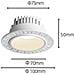 2-pack Faretti Led Da Incasso - Bianco Totale 7w, Foro 75mm, 4000k - Foto miniatura 3