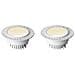 2-pack Faretti Led Da Incasso - Bianco Totale 7w, Foro 75mm, 4000k - Foto miniatura 1