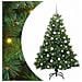 Albero di Natale artificiale con 150 LED Verde 150 cm PE e PVC - Foto miniatura 1