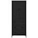 Credenza con cassetto 2 pcs Rovere Nero Legno multistrato - Foto miniatura 8