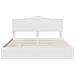 Letto con Contenitore Bianco 200 x 200 cm Legno multistrato - Foto miniatura 8