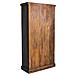Vetrina In Legno Nero 100x45x204h - Foto miniatura 5