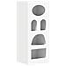 Credenza Bianco 40 x 35 x 100,5 cm Legno multistrato - Foto miniatura 1