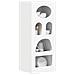 Credenza Bianco 40 x 35 x 100,5 cm Legno multistrato - Foto miniatura 3